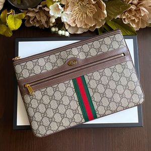 GUCCI Ophidia GG Supreme Pouch